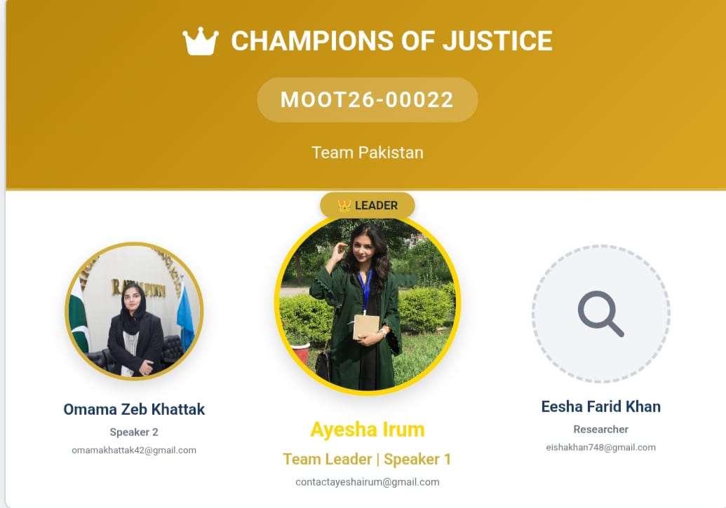 Final of the 2nd PJ&RI National Virtual Moot Court Competition 2026